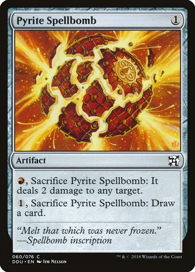 Image for Pyrite Spellbomb (60) (DDU) - Magic: The Gathering