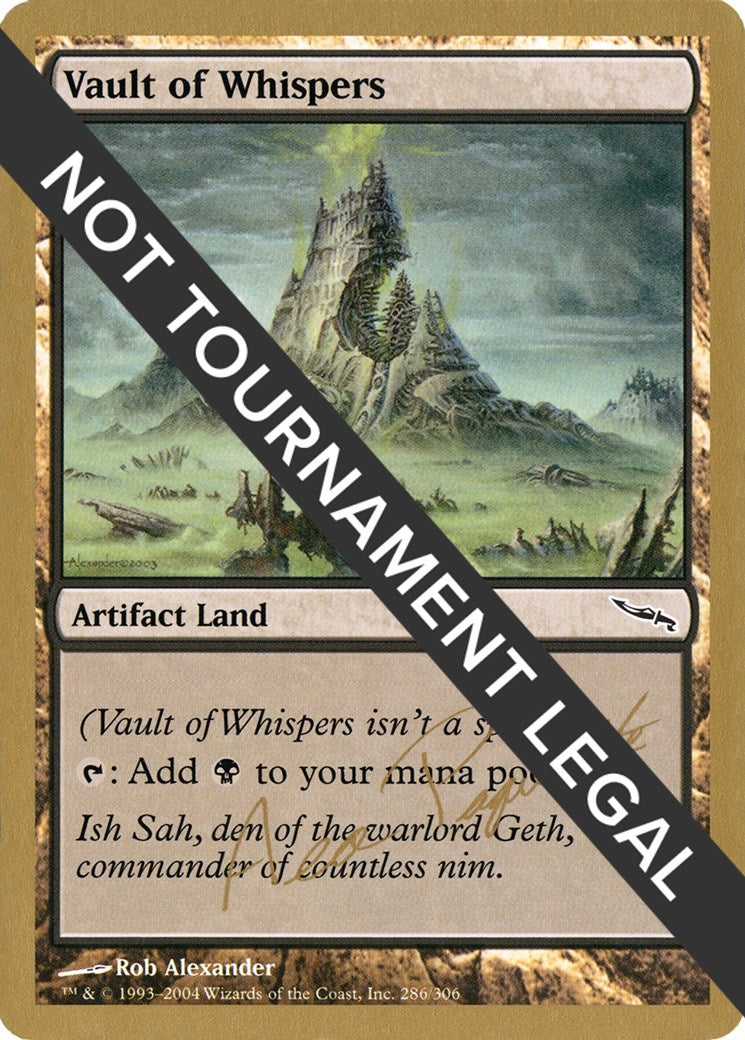Image for Vault of Whispers - 2004 Aeo Paquette (MRD) (WCD) - Magic: The Gathering