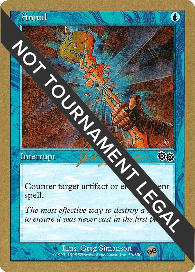 Image for Annul - 2000 Jon Finkel (USG) (SB) (WCD) - Magic: The Gathering