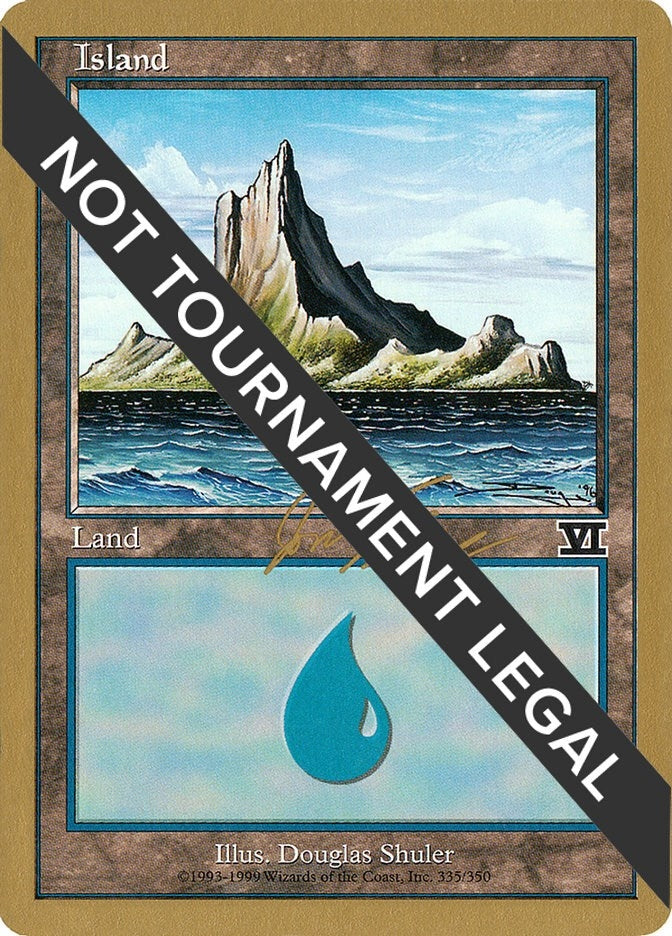 Image for Island (335) - 2000 Jon Finkel (6ED) (WCD) - Magic: The Gathering
