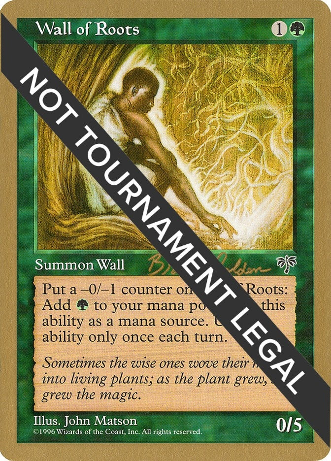 Image for Wall of Roots - 1998 Brian Selden (MIR) (WCD) - Magic: The Gathering