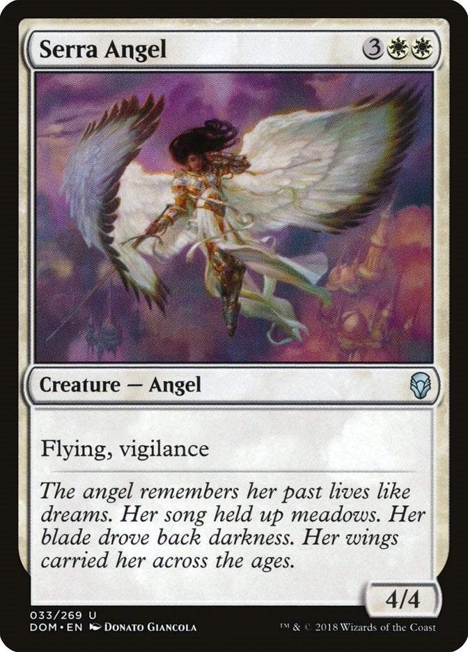 Image for Serra Angel (33) (DOM) - Magic: The Gathering