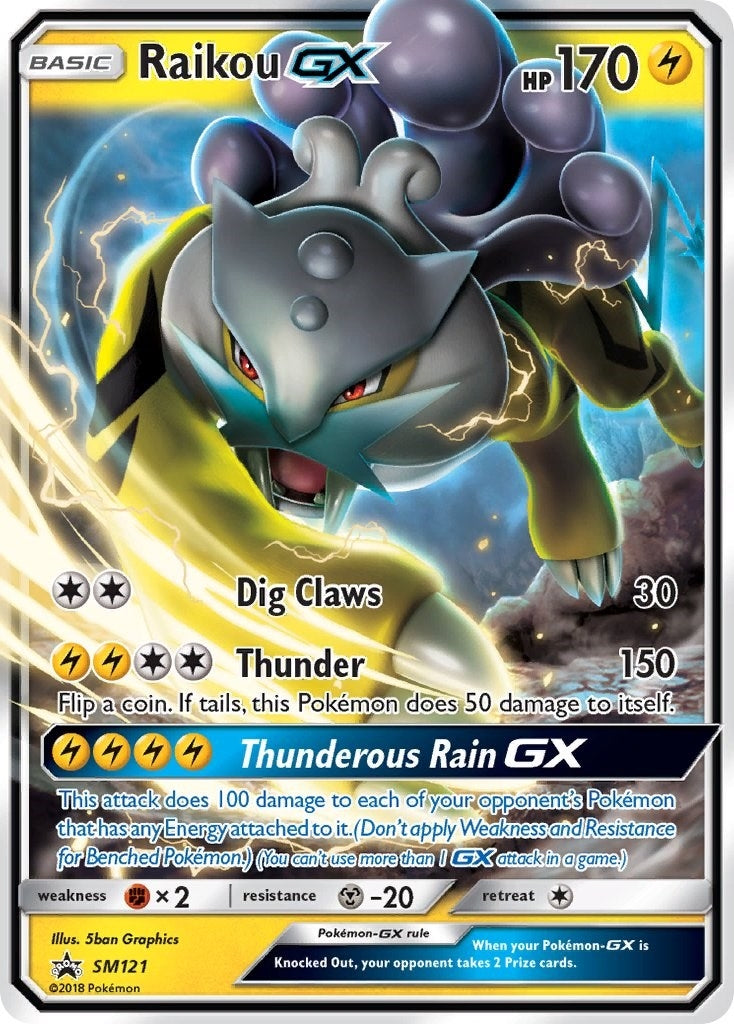 Image for Raikou GX (SM121) (SMP) - Pokemon