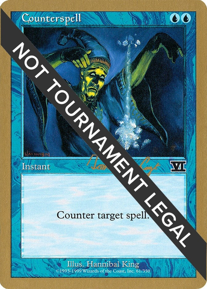 Image for Counterspell - 2000 Tom van de Logt (6ED) (WCD) - Magic: The Gathering