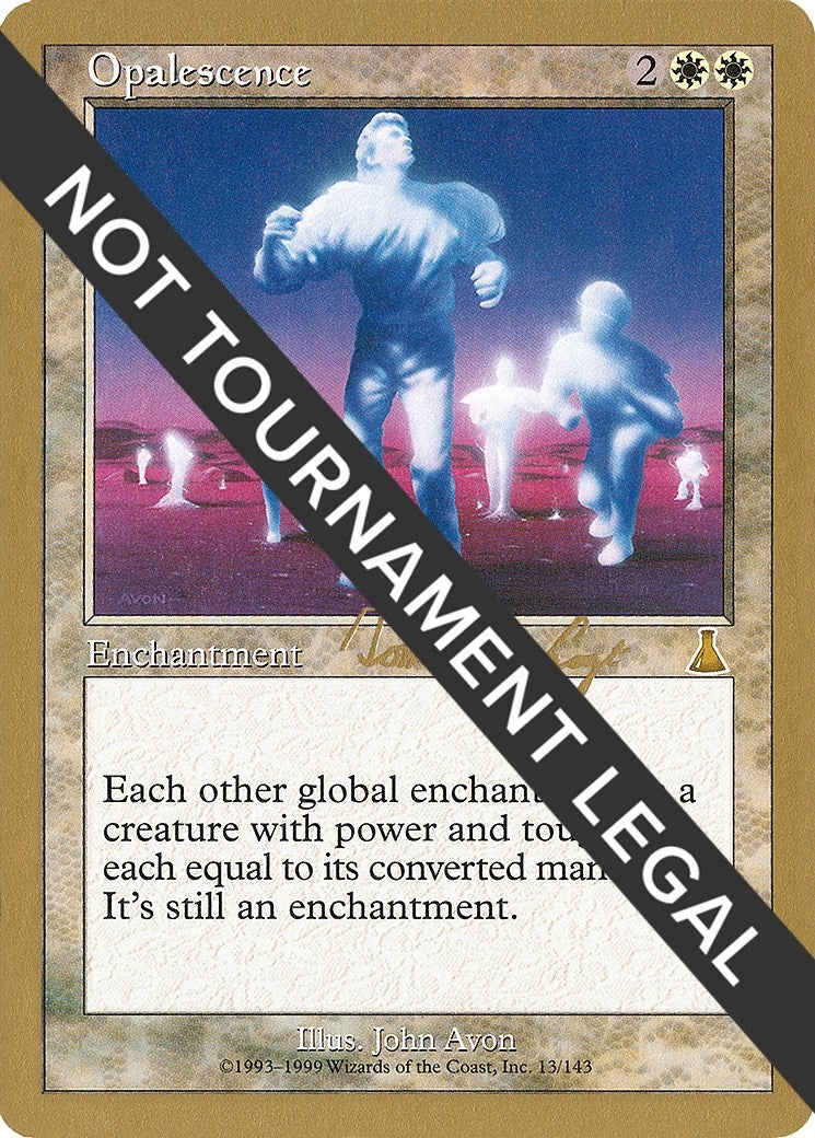Image for Opalescence - 2000 Tom van de Logt (UDS) (WCD) - Magic: The Gathering