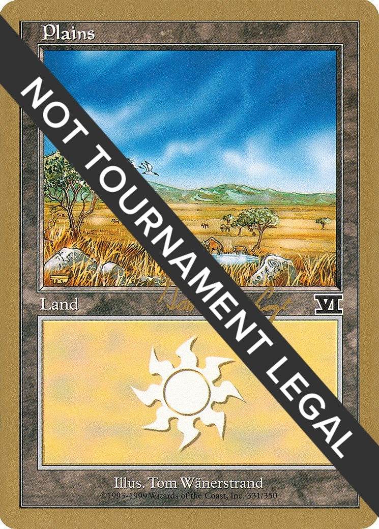 Image for Plains (331) - 2000 Tom van de Logt (6ED) (WCD) - Magic: The Gathering