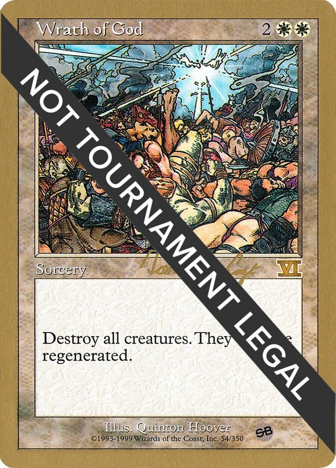 Image for Wrath of God - 2000 Tom van de Logt (6ED) (SB) (WCD) - Magic: The Gathering