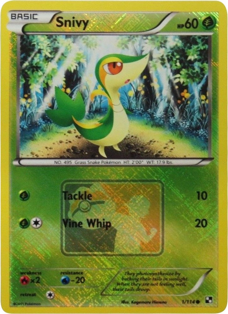 Image for Snivy - 1/114 (League Promo) (001/114) (PR) - Pokemon