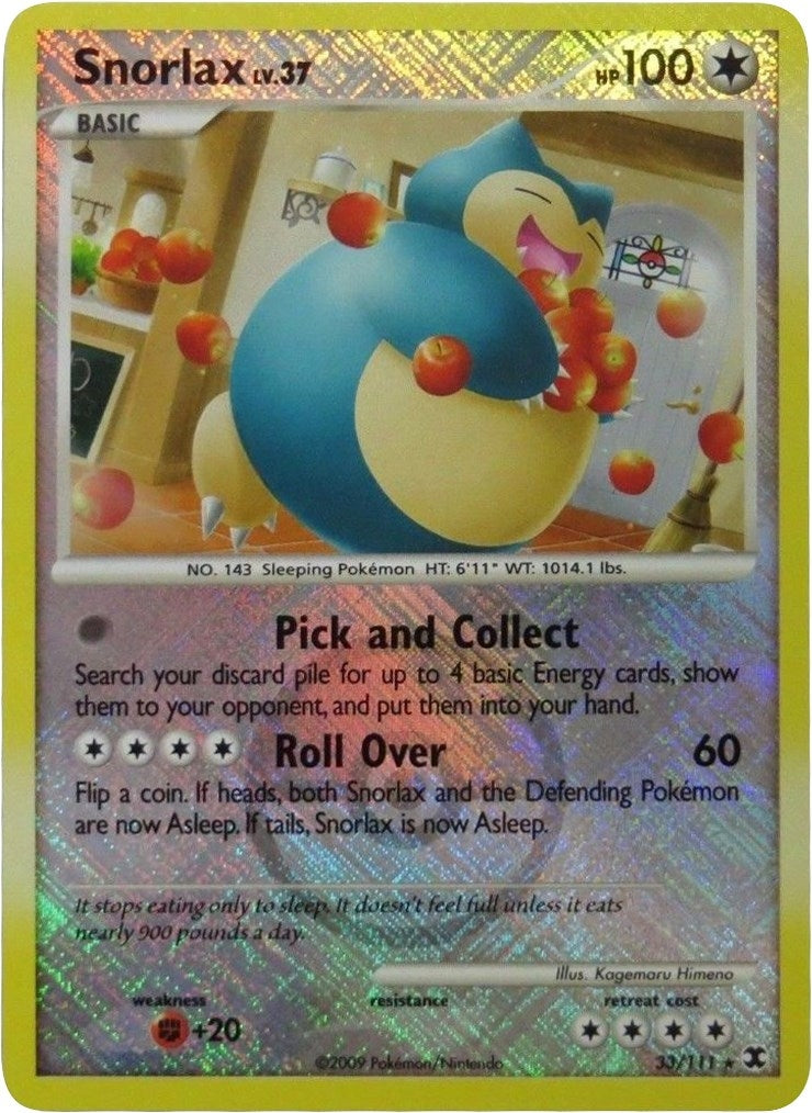 Image for Snorlax - 33/111 (League Promo) (033/111) (PR) - Pokemon