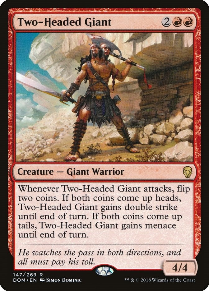 Image for Two-Headed Giant (147) (DOM) - Magic: The Gathering