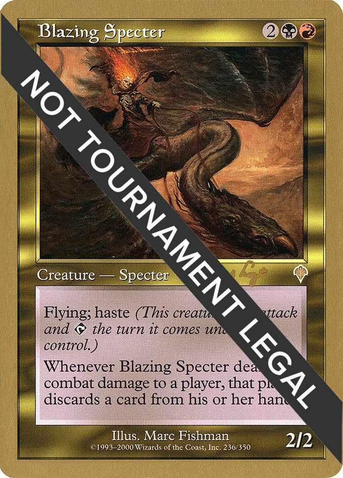 Image for Blazing Specter - 2001 Tom van de Logt (INV) (WCD) - Magic: The Gathering