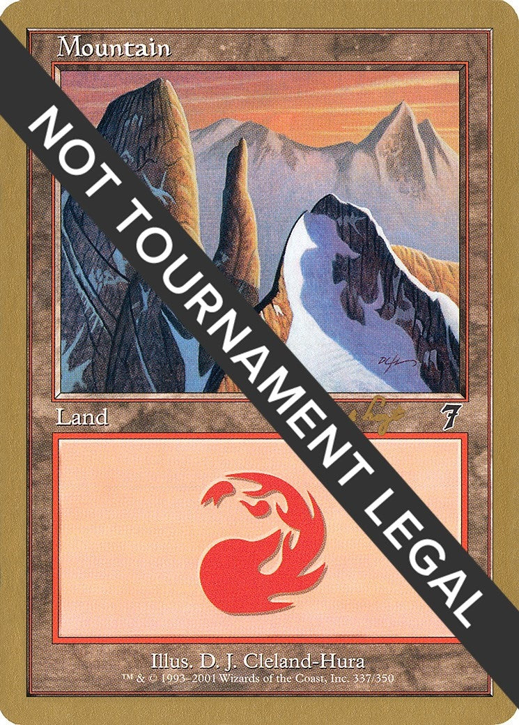 Image for Mountain (337) - 2001 Tom van de Logt (7ED) - Magic: The Gathering