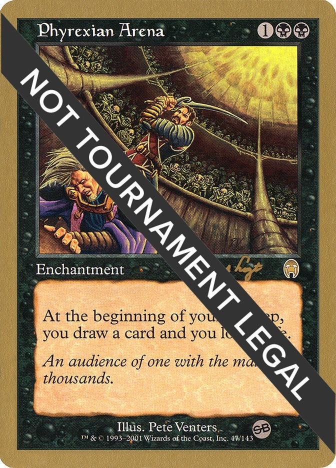 Image for Phyrexian Arena - 2001 Tom van de Logt (APC) (SB) (WCD) - Magic: The Gathering
