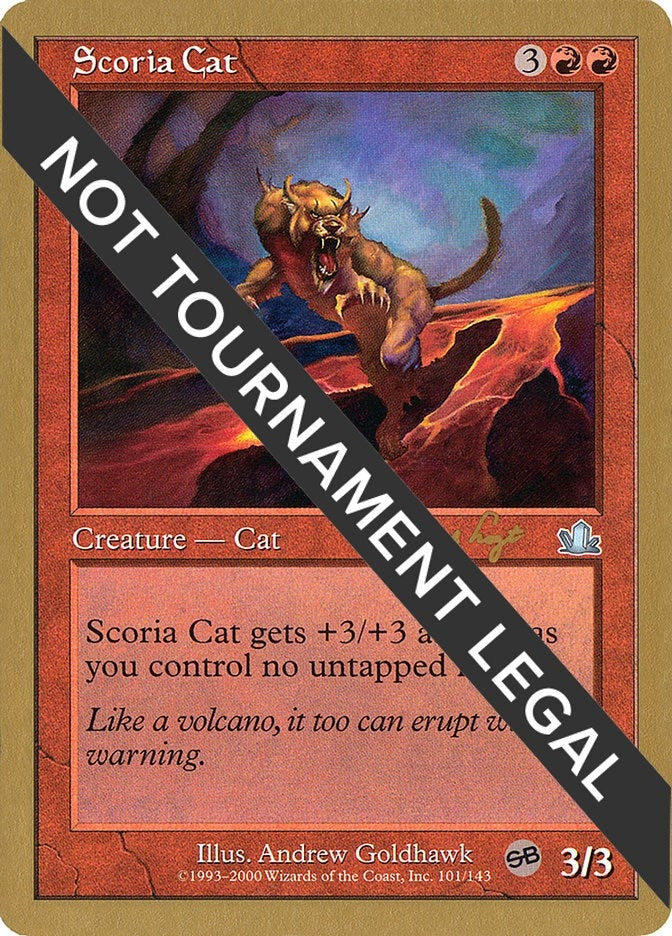 Image for Scoria Cat - 2001 Tom van de Logt (PCY) (SB) (WCD) - Magic: The Gathering