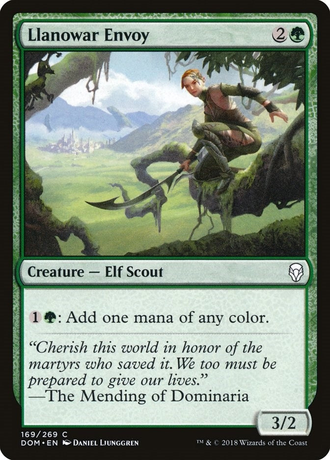 Image for Llanowar Envoy (169) (DOM) - Magic: The Gathering