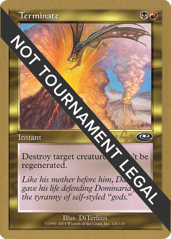 Image for Terminate - 2001 Tom van de Logt (PLS) (WCD) - Magic: The Gathering