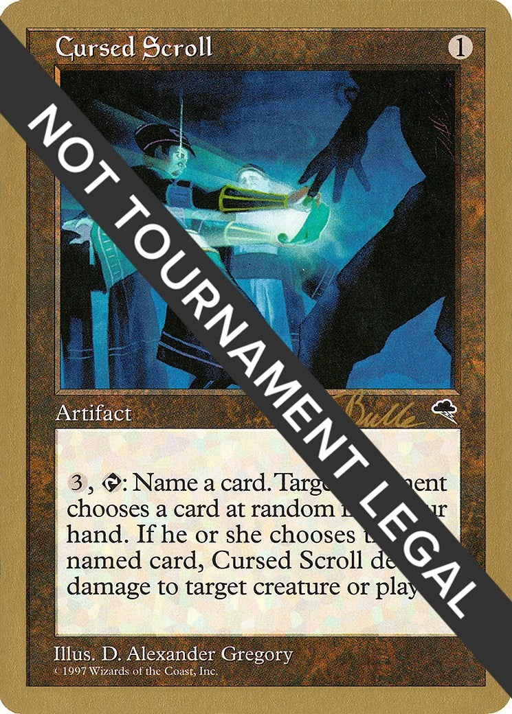 Image for Cursed Scroll - 1999 Kai Budde (TMP) - Magic: The Gathering