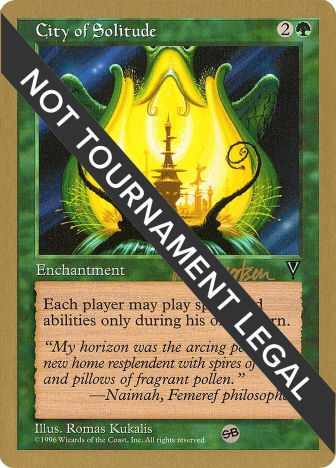 Image for City of Solitude - 1997 Svend Geertsen (VIS) (SB) - Magic: The Gathering
