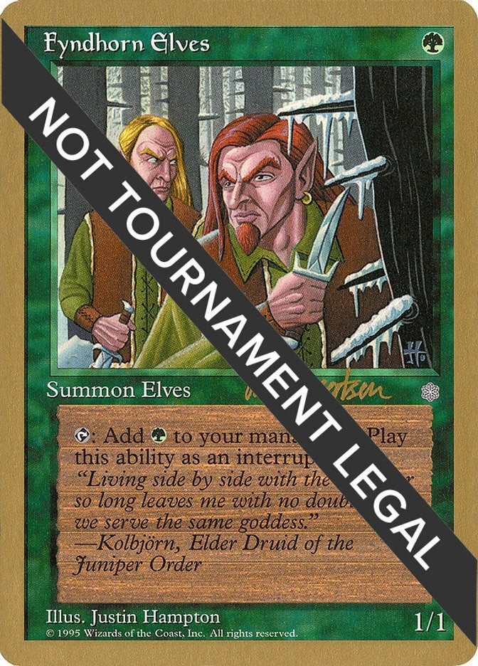 Image for Fyndhorn Elves - 1997 Svend Geertsen (ICE) - Magic: The Gathering