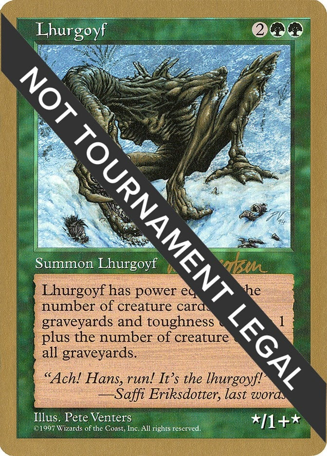 Image for Lhurgoyf - 1997 Svend Geertsen (5ED) (WCD) - Magic: The Gathering