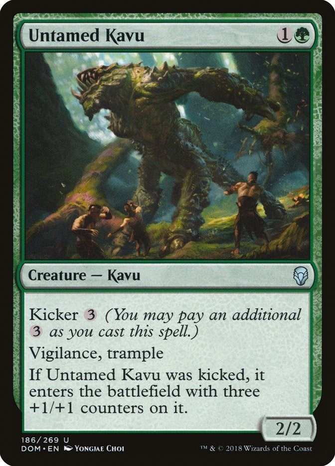 Image for Untamed Kavu (186) (DOM) - Magic: The Gathering