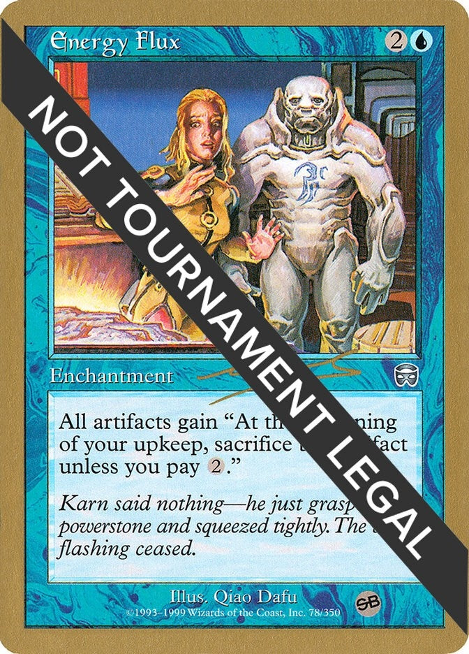 Image for Energy Flux - 2000 Nicolas Labarre (MMQ) (SB) (WCD) - Magic: The Gathering
