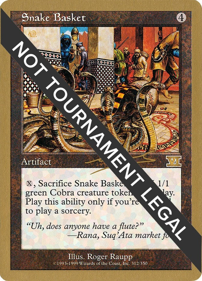 Image for Snake Basket - 2000 Nicolas Labarre (6ED) - Magic: The Gathering