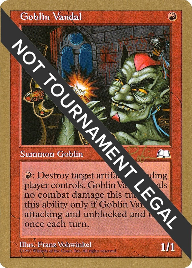 Image for Goblin Vandal - 1998 Ben Rubin (WTH) (WCD) - Magic: The Gathering
