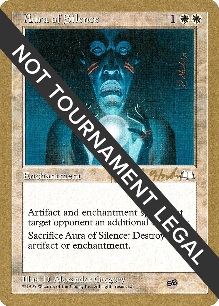 Image for Aura of Silence - 1998 Brian Hacker (WTH) (SB) (WCD) - Magic: The Gathering