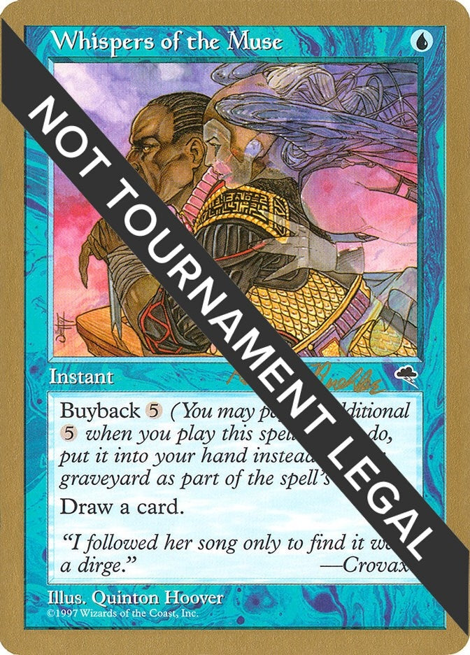 Image for Whispers of the Muse - 1998 Randy Buehler (TMP) (WCD) - Magic: The Gathering