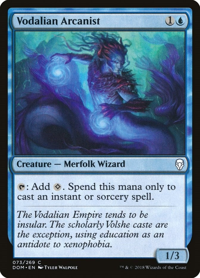 Image for Vodalian Arcanist (73) (DOM) - Magic: The Gathering
