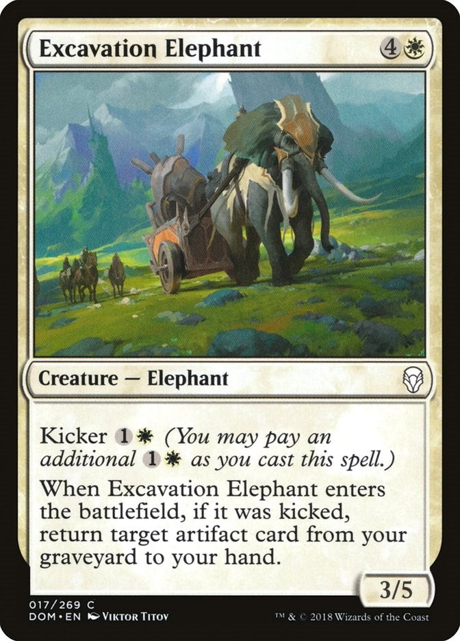 Image for Excavation Elephant (17) - Magic: The Gathering