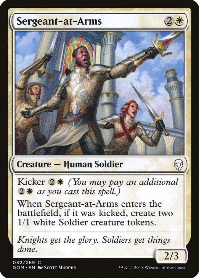 Image for Sergeant-at-Arms (32) (DOM) - Magic: The Gathering
