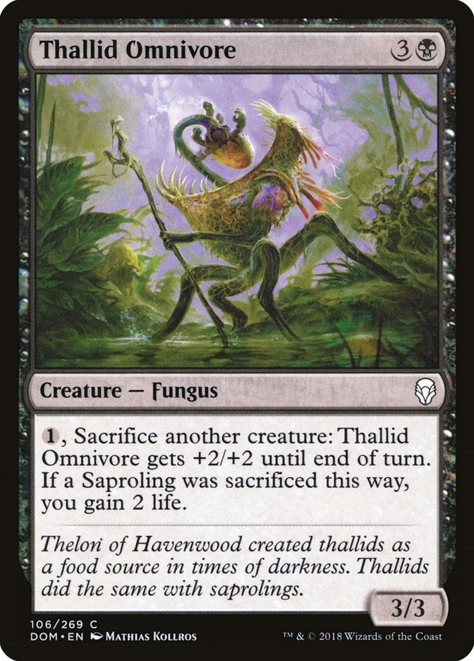 Image for Thallid Omnivore (106) (DOM) - Magic: The Gathering