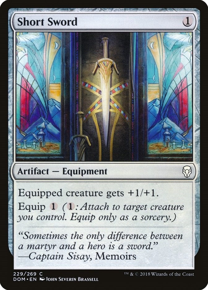 Image for Short Sword (229) (DOM) - Magic: The Gathering