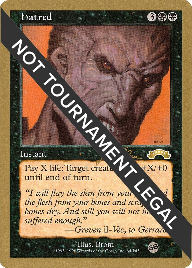Image for Hatred - 1999 Jakub Slemr (EXO) (SB) (WCD) - Magic: The Gathering