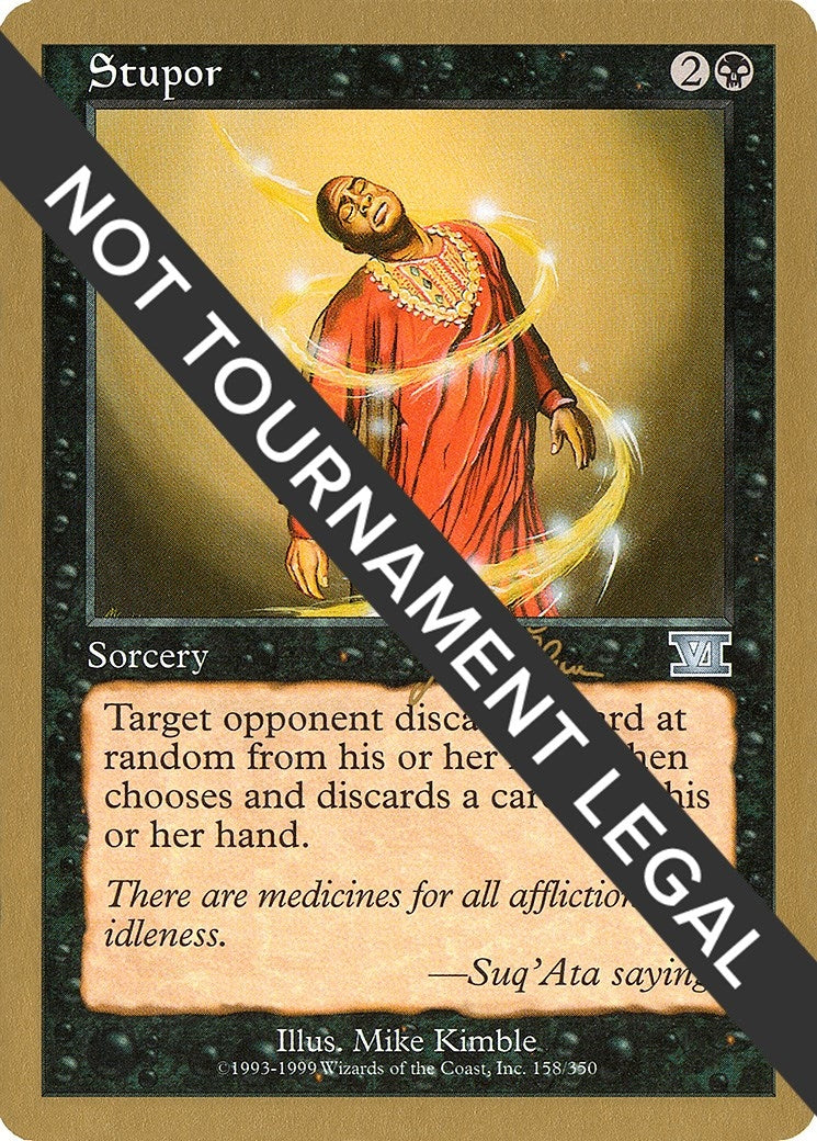 Image for Stupor - 1999 Jakub Slemr (6ED) - Magic: The Gathering