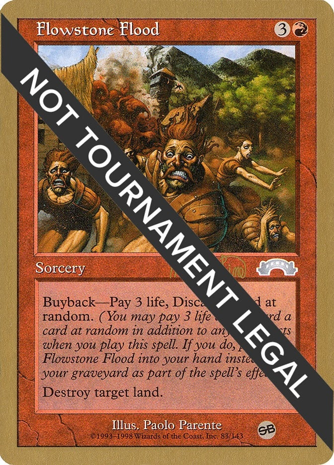 Image for Flowstone Flood - 1999 Mark Le Pine (EXO) (SB) - Magic: The Gathering