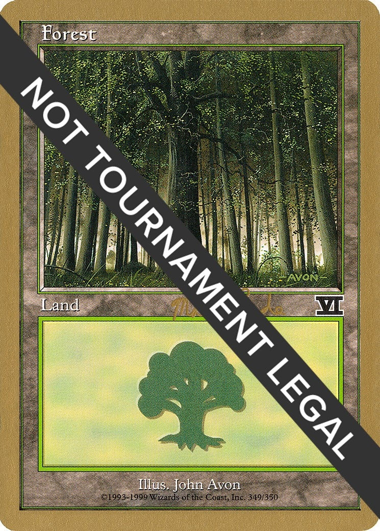 Image for Forest (349) - 1999 Matt Linde (6ED) (WCD) - Magic: The Gathering