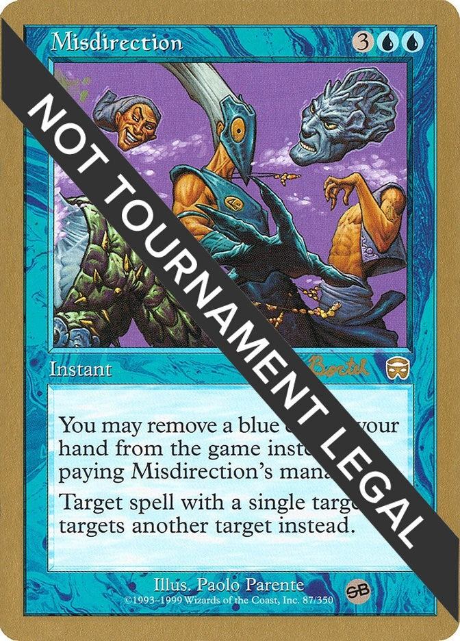 Image for Misdirection - 2001 Alex Borteh (MMQ) (SB) (WCD) - Magic: The Gathering