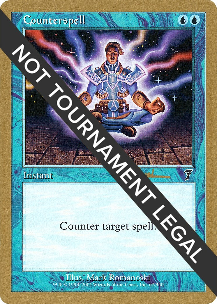 Image for Counterspell - 2001 Antoine Ruel (7ED) - Magic: The Gathering
