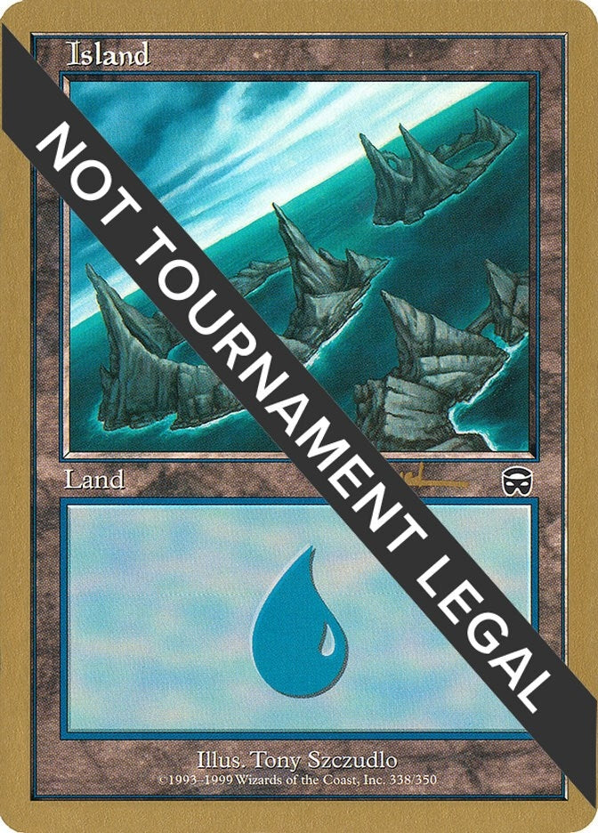 Image for Island (338) - 2001 Antoine Ruel (MMQ) - Magic: The Gathering