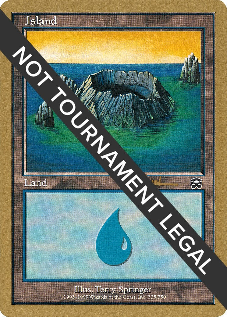 Image for Island (335) - 2001 Antoine Ruel (MMQ) - Magic: The Gathering