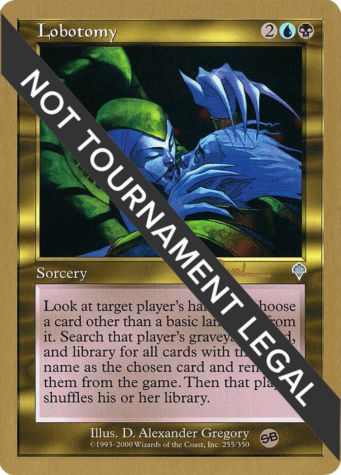 Image for Lobotomy - 2001 Antoine Ruel (INV) (SB) - Magic: The Gathering