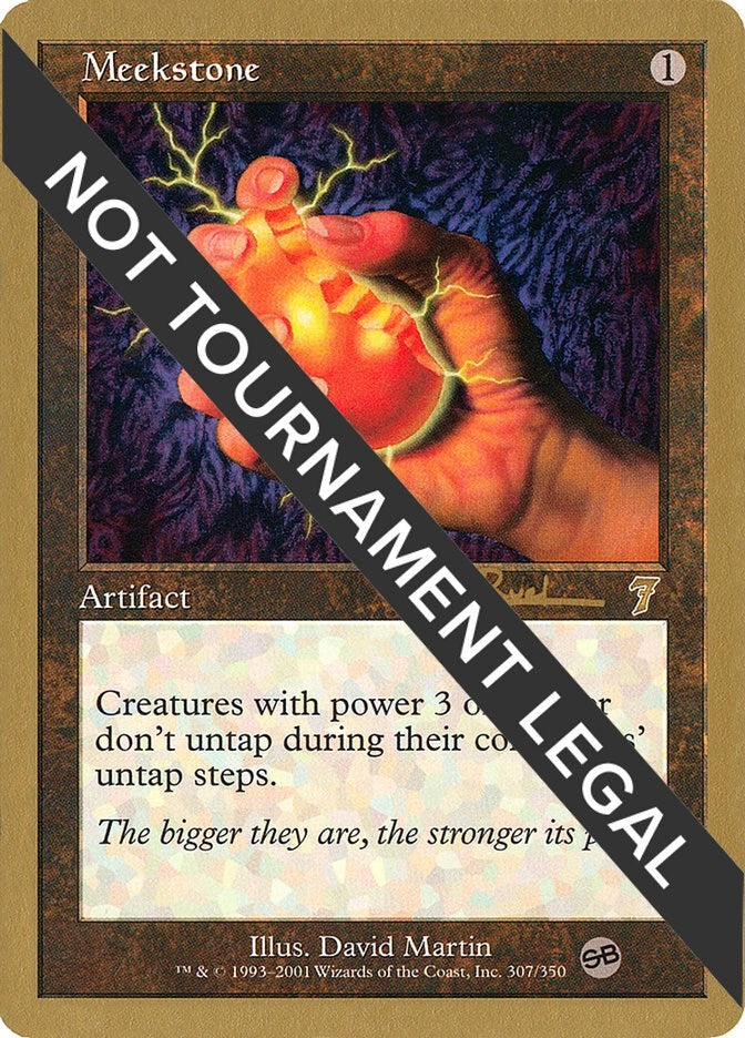 Image for Meekstone - 2001 Antoine Ruel (7ED) (SB) (WCD) - Magic: The Gathering
