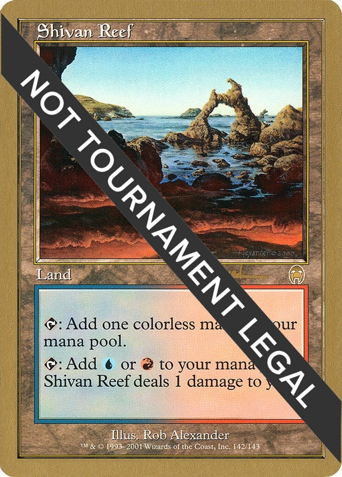 Image for Shivan Reef - 2001 Antoine Ruel (APC) (WCD) - Magic: The Gathering