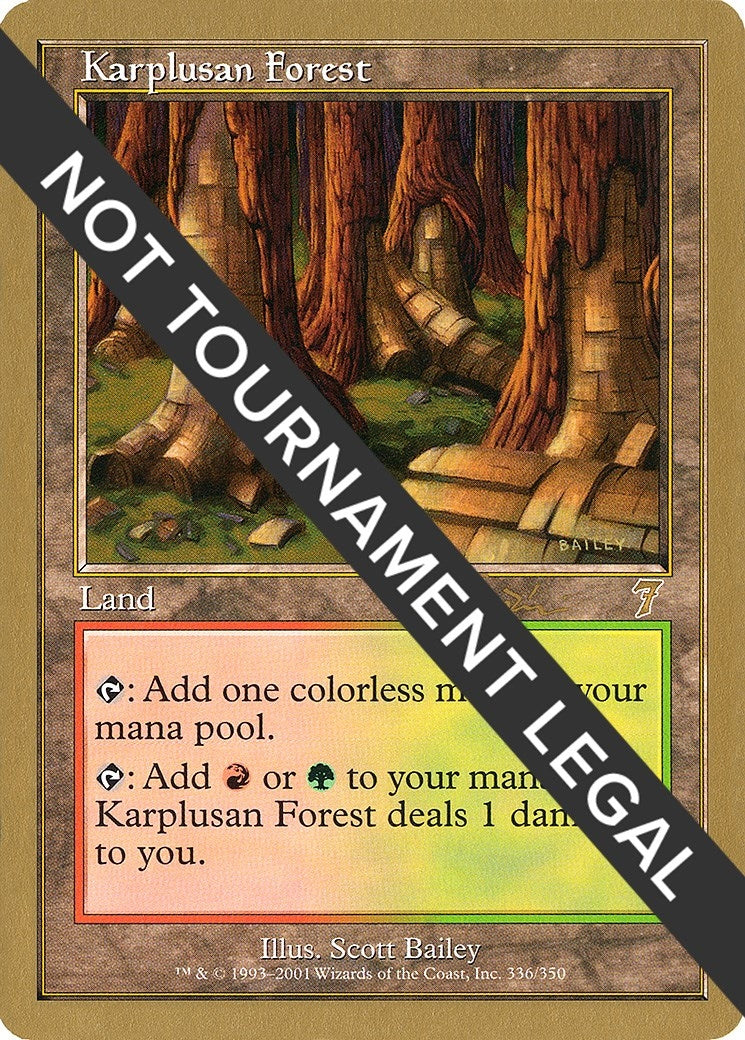 Image for Karplusan Forest - 2001 Jan Tomcani (7ED) - Magic: The Gathering