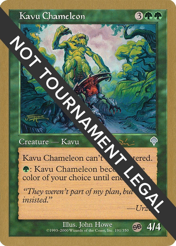 Image for Kavu Chameleon - 2001 Jan Tomcani (INV) (SB) - Magic: The Gathering