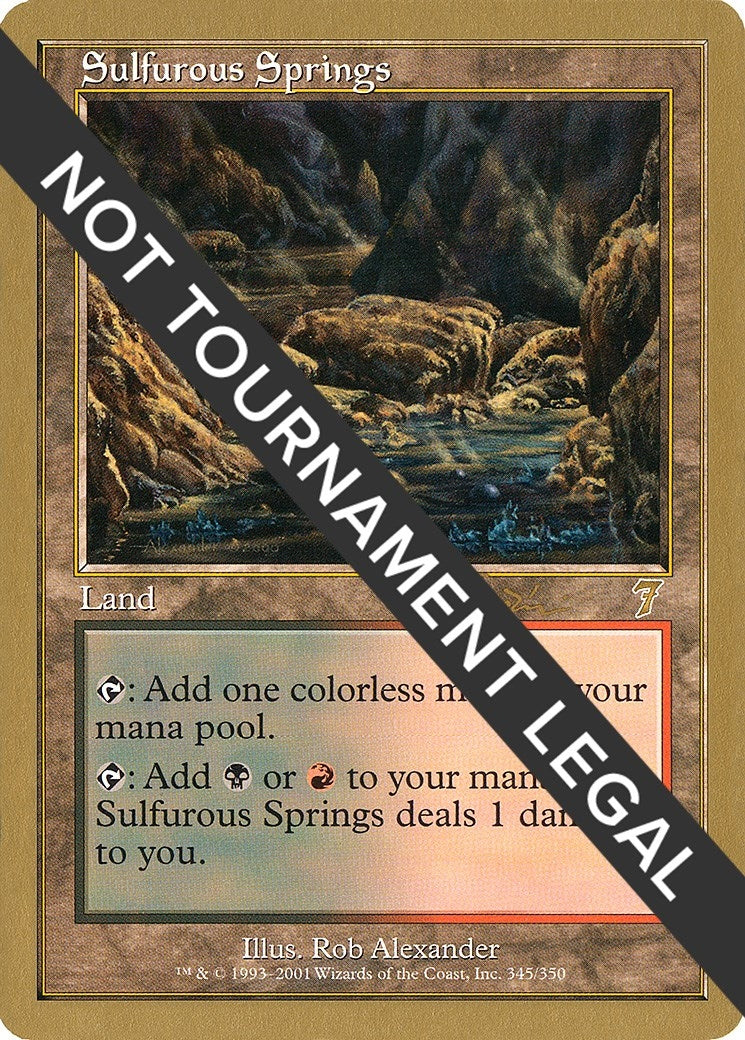 Image for Sulfurous Springs - 2001 Jan Tomcani (7ED) (WCD) - Magic: The Gathering