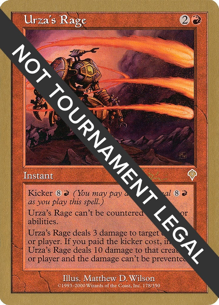 Image for Urza's Rage - 2001 Jan Tomcani (INV) - Magic: The Gathering